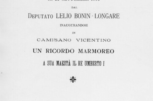 1901 Inaugurazione del busto di Umberto I